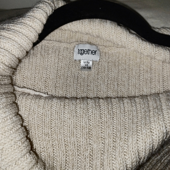 Cardigan sweater by Together warm, soft, thick durable material, size 12 - Picture 3 of 5